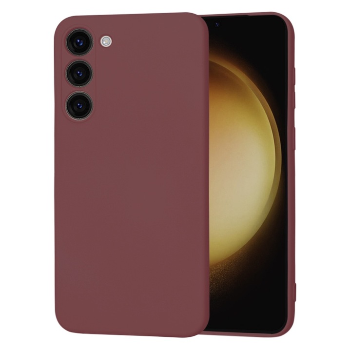 Калъф с висока защита за Samsung Galaxy S23 Plus, Timaconsafe, N74, Canvas, Plum Elegant Ruby