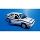 Lancia Delta HF Integrale modellautó, Welly, fém, 1:34, tarka