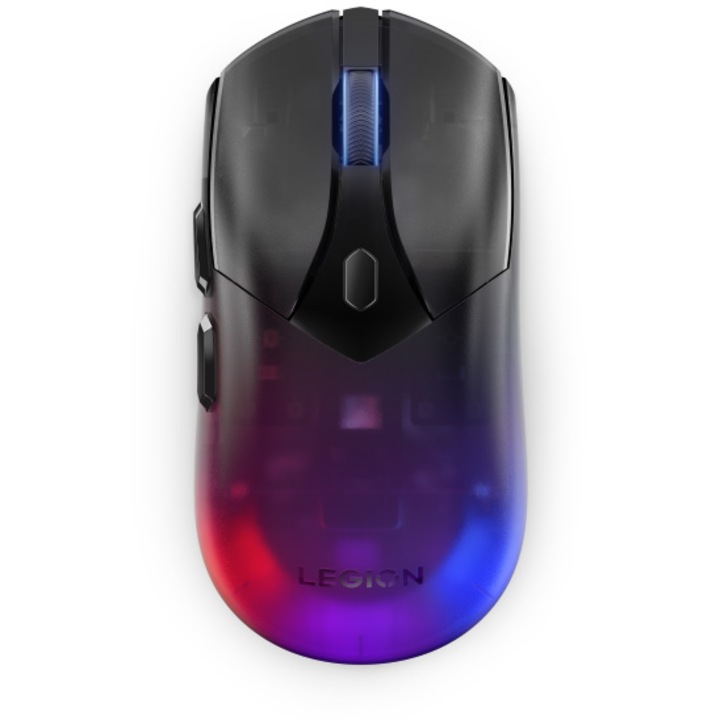 Mouse Gaming Wireless Lenovo Legion M410, RGB, Negru