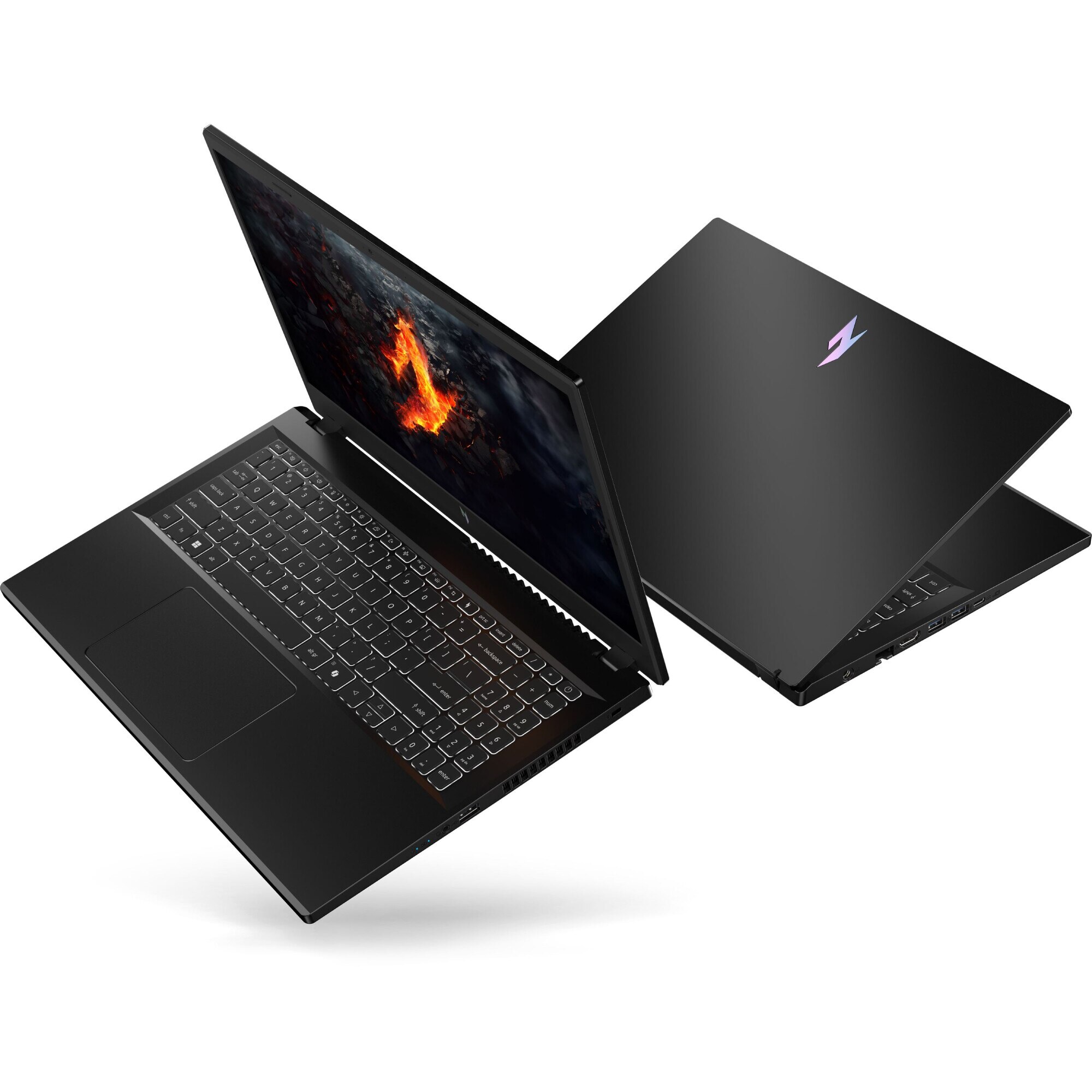 Laptop Acer Nitro V15 ANV15-41-R948, NH.QSGEX.00H, 15.6", AMD Ryzen 7 7735HS (8-core), NVIDIA GeForce RTX 4050 (6GB GDDR6), 16GB 4800MHz (1x16GB) DDR5, Negru