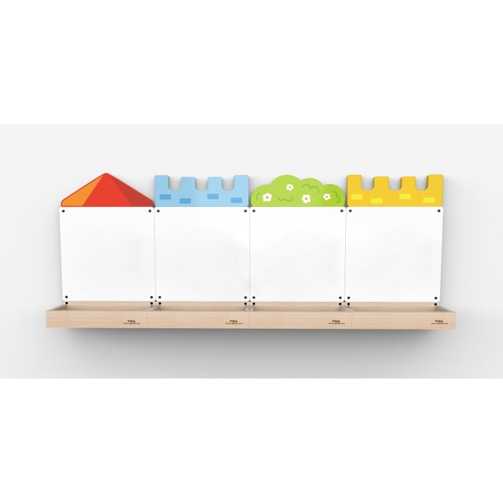 Tabla magnetica VIGA, cu animale, pentru camera copilului, 30x45cm