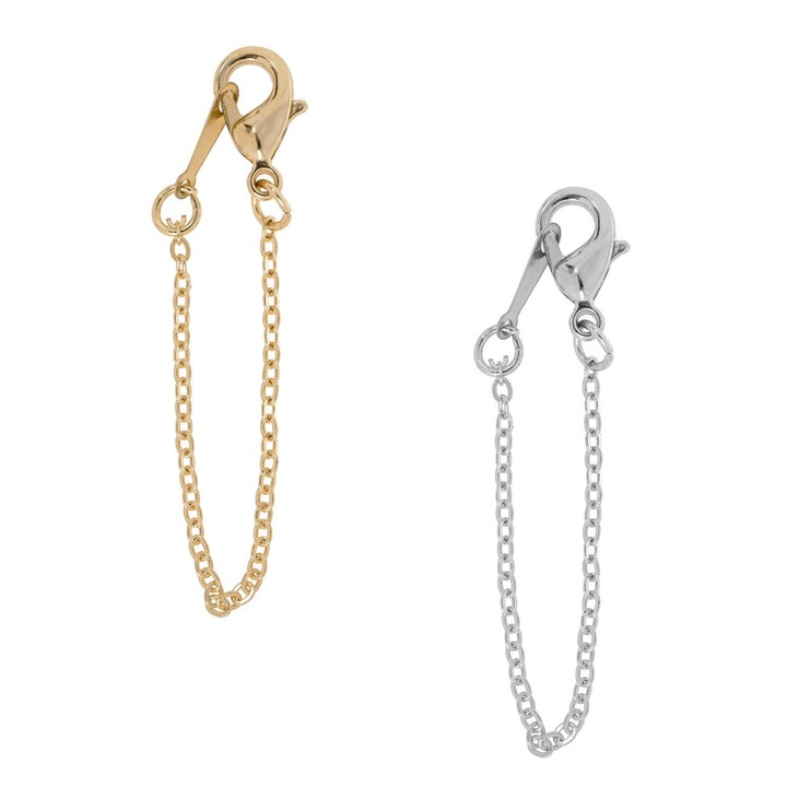 Extensie de Culoare Aurie & Argintie pentru Lant Bratara sau Colier, Multicolor, 9cm