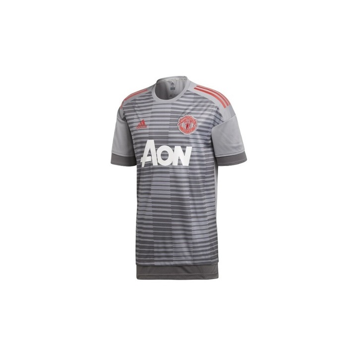 Adidas, Футболна фланелка Manchester United, Сив, Размер M