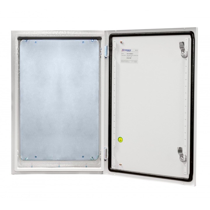Dulap metalic Schrack Technik WST6040210, Pentru montare pe perete, 600x400x210 mm, Cu 1 usa solida, IP 65