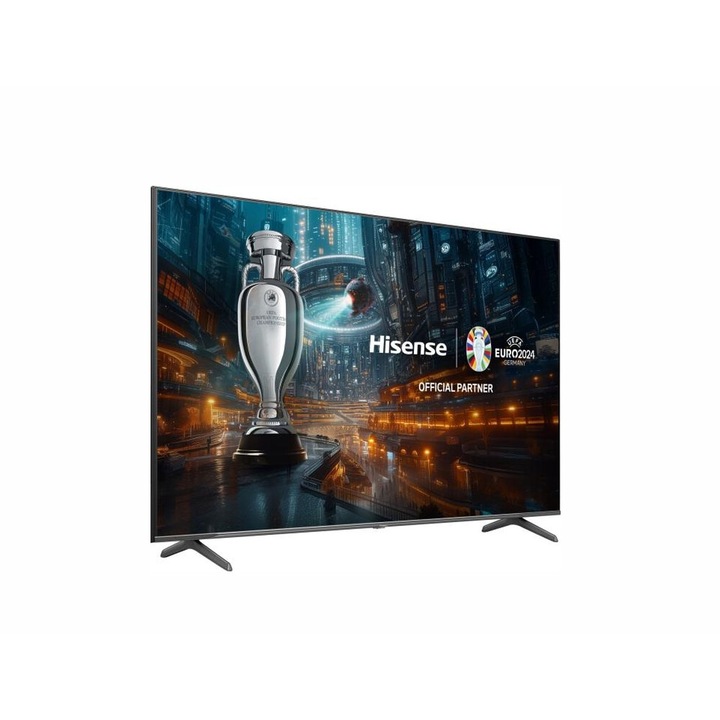 Телевизор Hisense 65" E7NQ Pro, 4K Ultra HD 3840x2160, QLED, Quantum Dot, 144Hz, HDR 10+ adaptive, HLG, Dolby Vision, DTS Virtual X, Smart TV, WiFi 5GHz, WiFi Direct, BT, Anyview Cast, 3xHDMI, 2xUSB, LAN, CI+, DVB-T2/C/S2, Black 65E7NQ_PRO