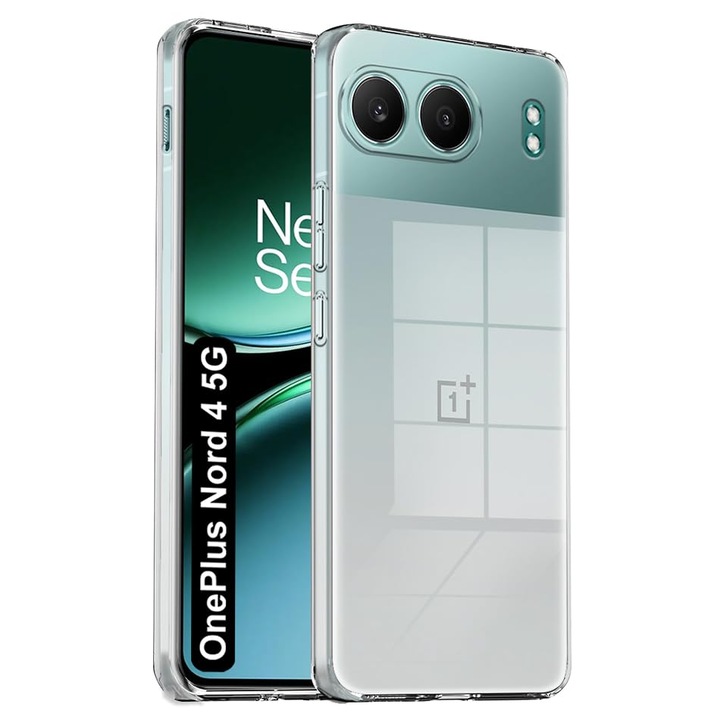 Кейс за OnePlus Nord 4 Anti-Shock 1.5мм с прозрачна защита на стъклата