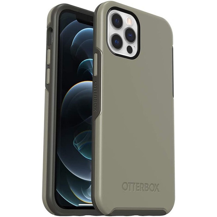 Husa telefoane, OtterBox, Symmetry Series, pentru iPhone 13 Pro Max, Policarbonat, Gri