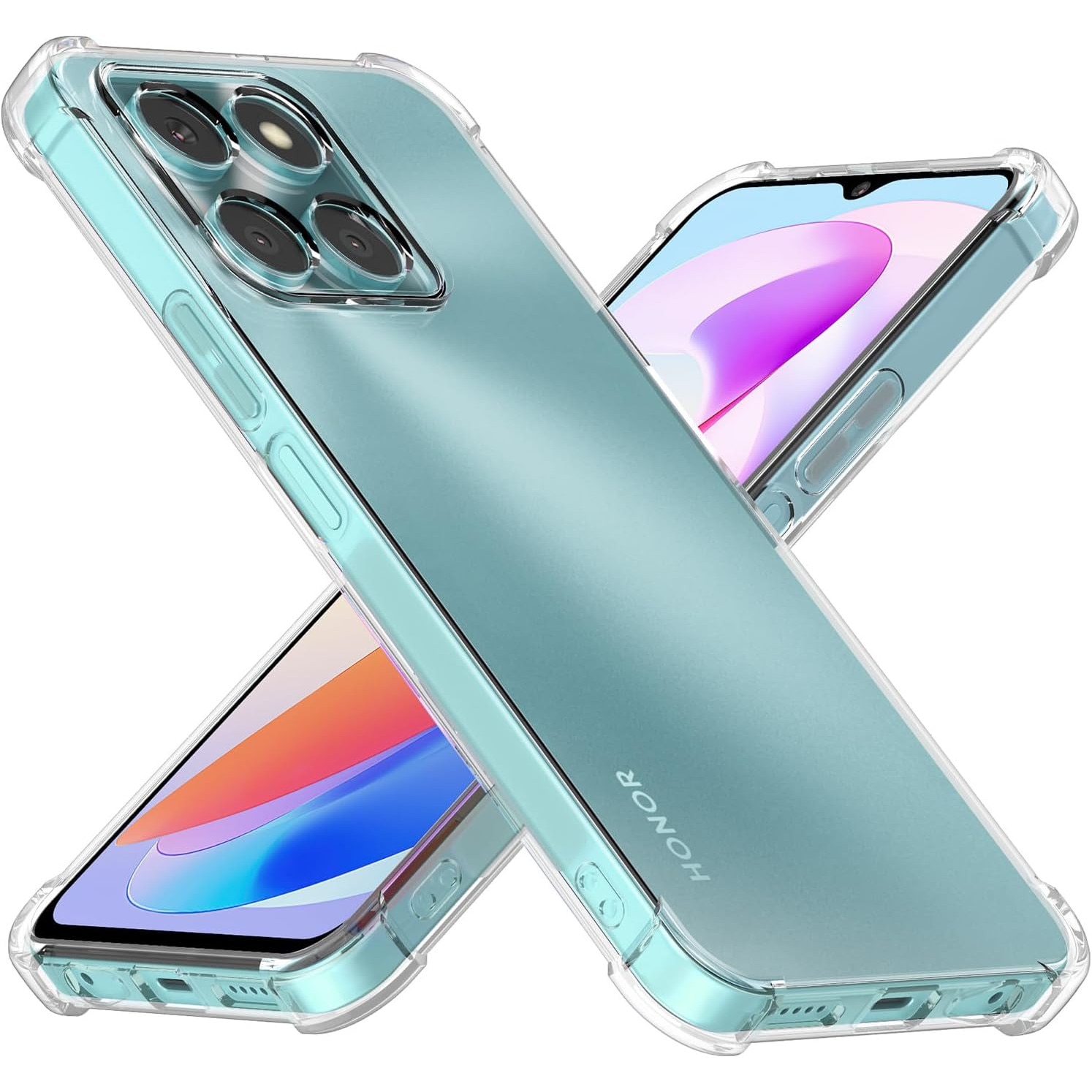 Husa pentru Honor X6b Slim Anti-Shock 1.5mm reinforced 4 corners transparent