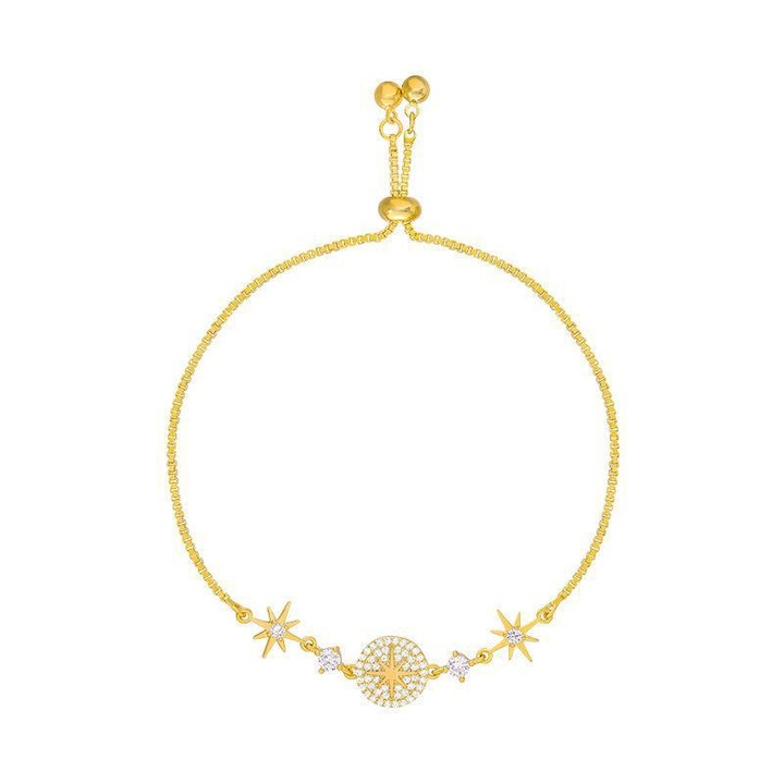 Bratara dama, aliaj, auriu