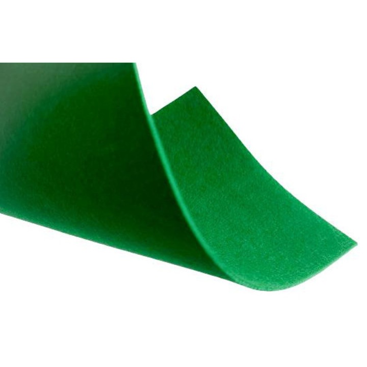 Fetru rigid 3mm 20X30cm, coala A4, verde inchis
