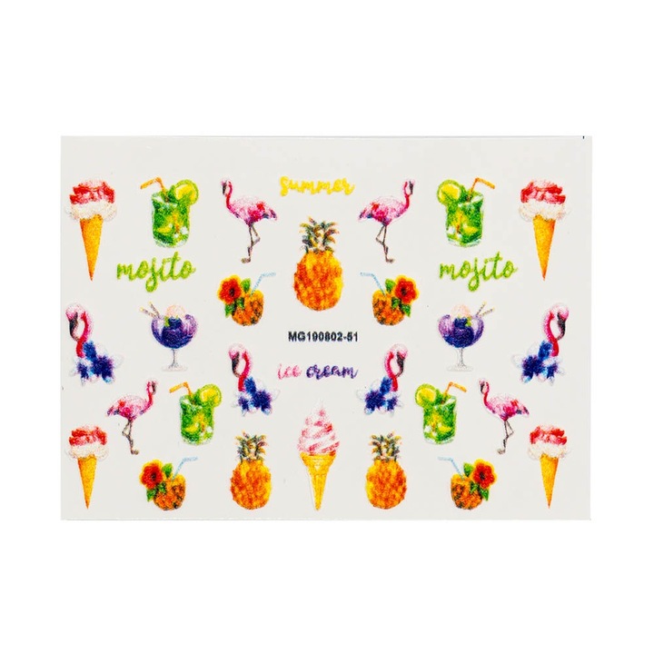 Abtibild unghii 5D pe baza de apa inghetata MG190802-51