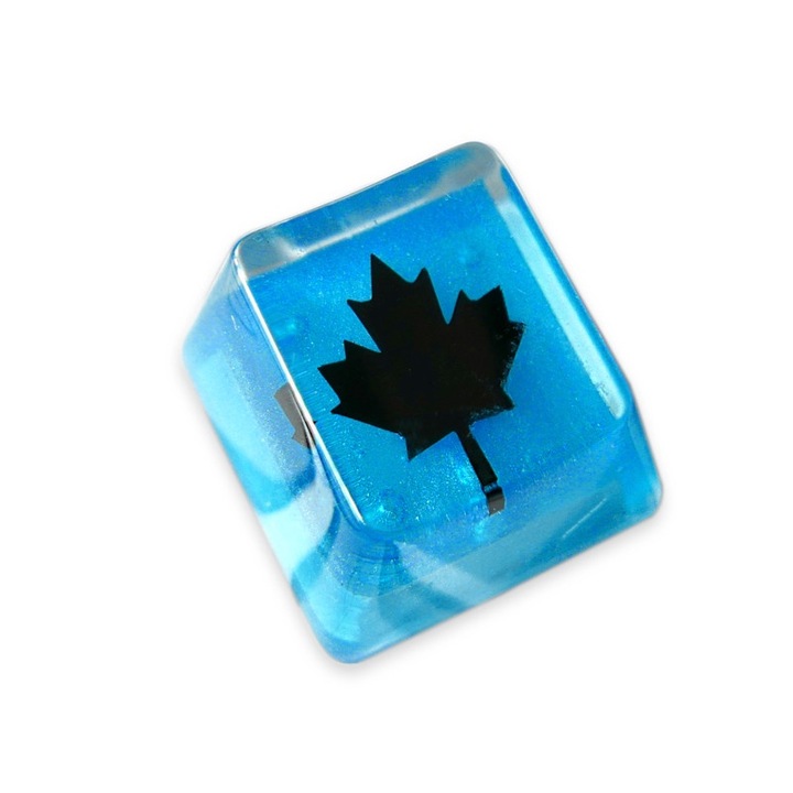 Tasta pentru tastaturi mecanice, rasina, albastru/negru