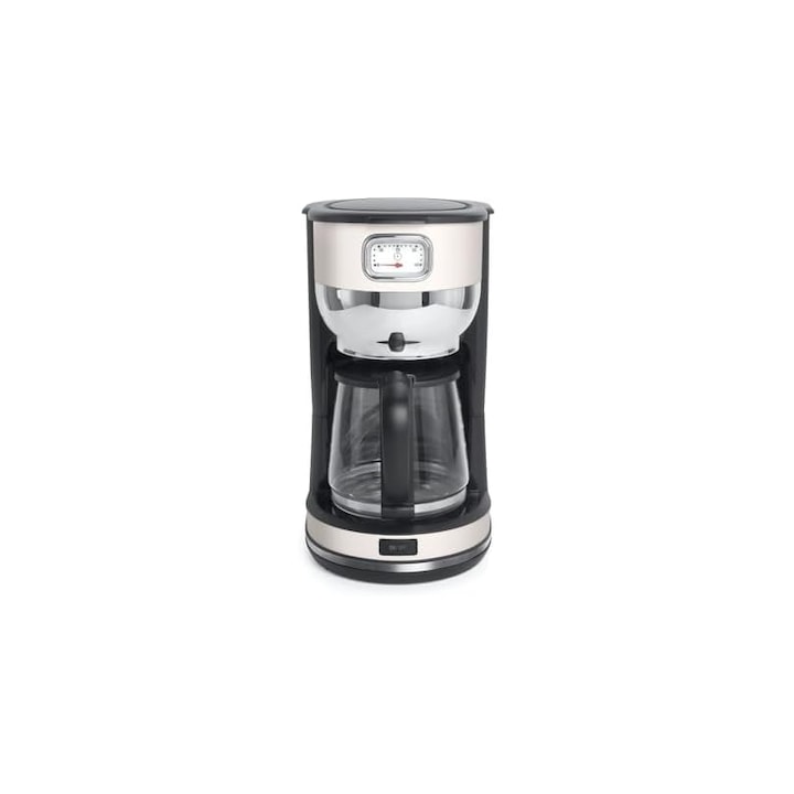 Cafetiera in stil retro Muse MS-220 SC, 1000 W, Functie de oprire automata, bej/negru