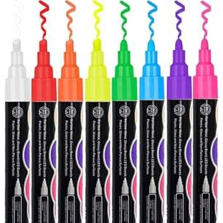 Set 8 Markere, Ofis, Multicolor