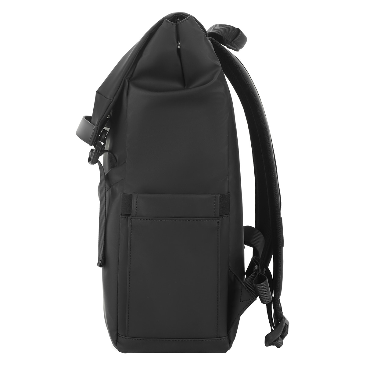 Rucsac laptop 15.6", smart casual, design pelerin unisex, impermeabil, TIGERNU, 30x13x43 cm, Negru