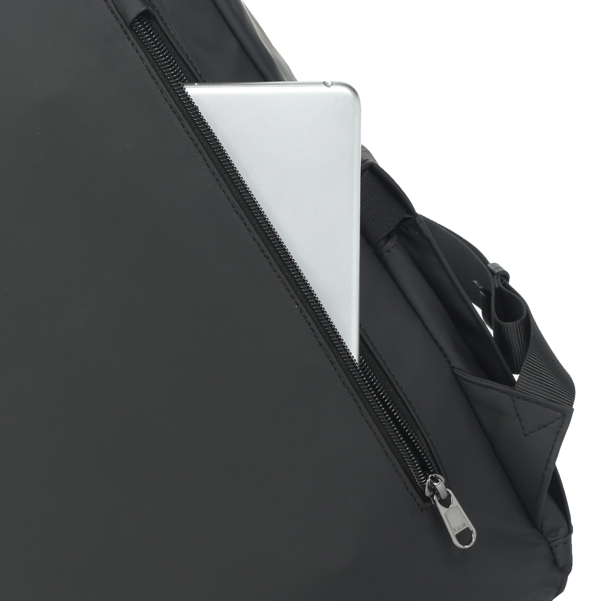 Rucsac laptop 15.6", smart casual, design pelerin unisex, impermeabil, TIGERNU, 30x13x43 cm, Negru