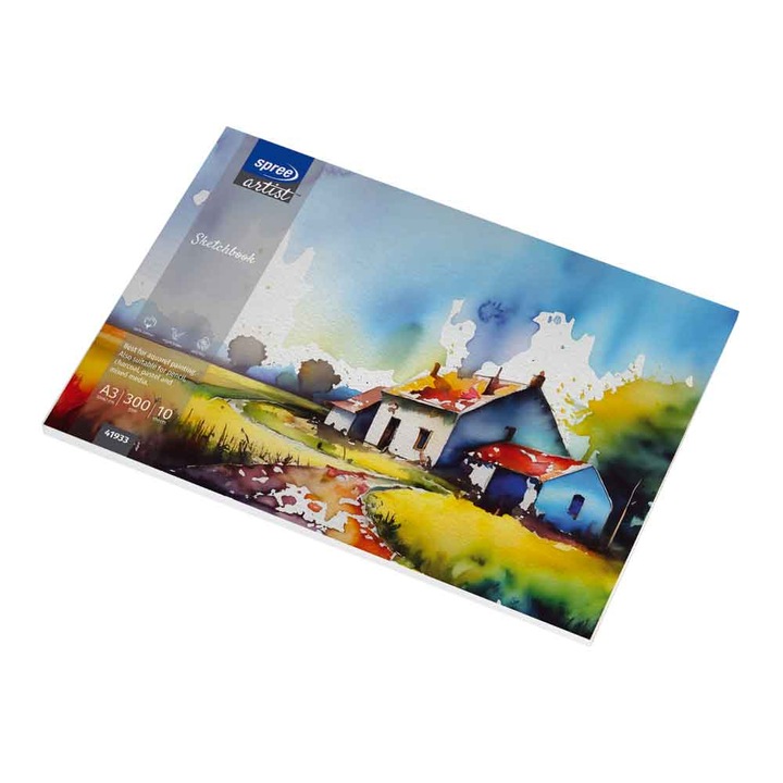 Скицник, Spree, Размер A3, 300г/м2, 100% памук, 10 л
