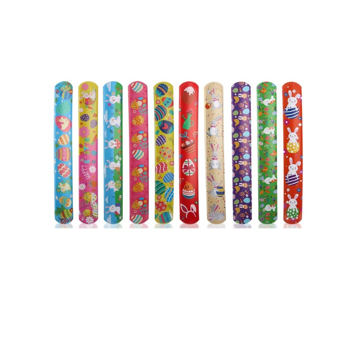 Húsvéti témájú karkötő készlet, YCH, 21 cm, Többszínű, 40 db-os