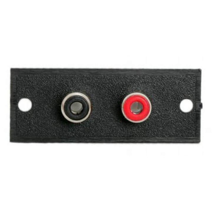 Thunder CA-11 Hangszóró aljzat, beépíthető, 2x RCA (5×2 cm)