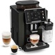 Автомат еспр машина Krups Sensation Milk M50 EA912910, 1450W, 15 бара, 6 рец, сенз екр, резерв за кафе 260 г, подв резерв за вода 1,7л, 3 темп настр, черен