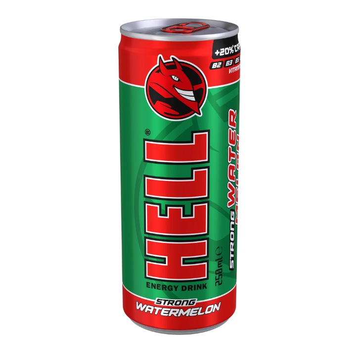Hell Energy Drink Watermelon Strong, 250ML