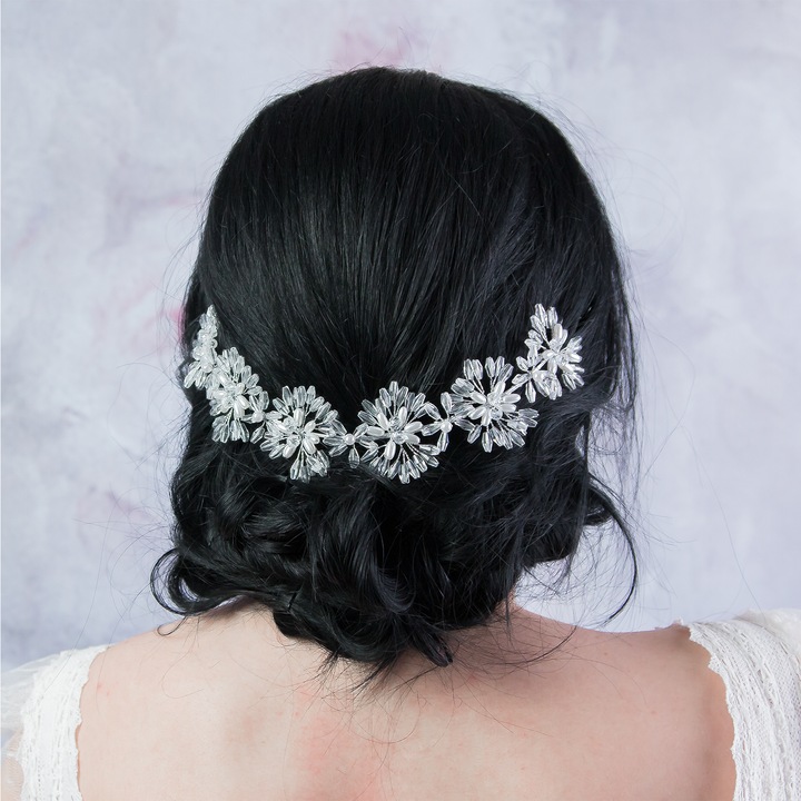 Accesoriu Par Mireasa tip Stele cu Cristale