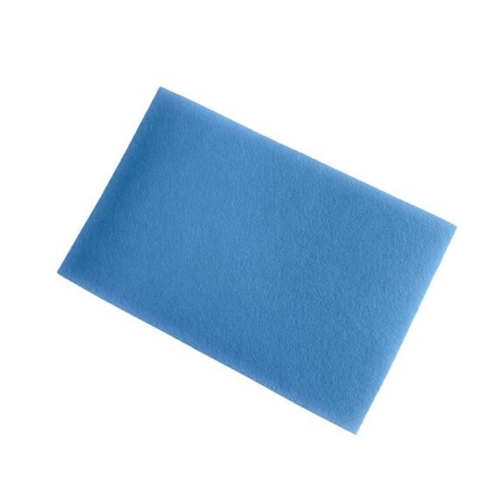 Fetru rigid 1mm 20X30cm, coala A4, albastru cer