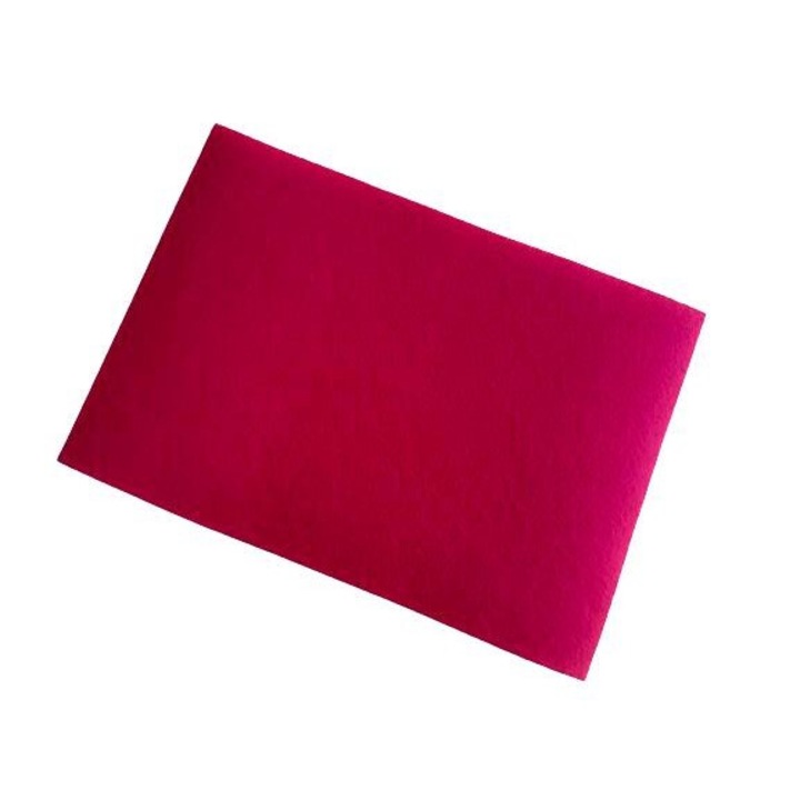 Fetru rigid 1mm 20X30cm, coala A4, roz