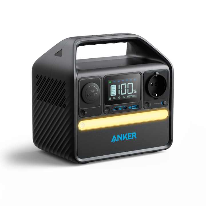 Преносима електроцентрала Anker PowerHouse 522, 299Wh, 300W, 230V, LED, AC, USB-C, USB-A