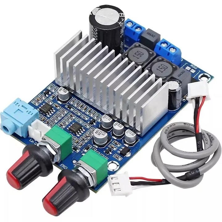 100W моно аудио усилвател за субуфер с TPA3116D2, DC 12-24V