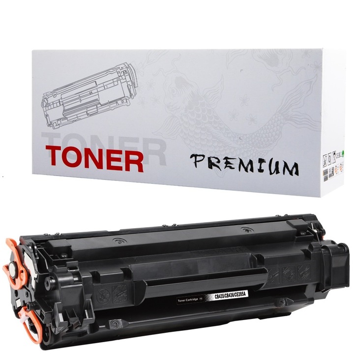 Festékkazetta, HQ-WB, CE285A/CRG725 XL 2000 oldal, fekete, kompatibilis toner HP 85A, 285A szabványos LaserJet M1132 MFP, 1102