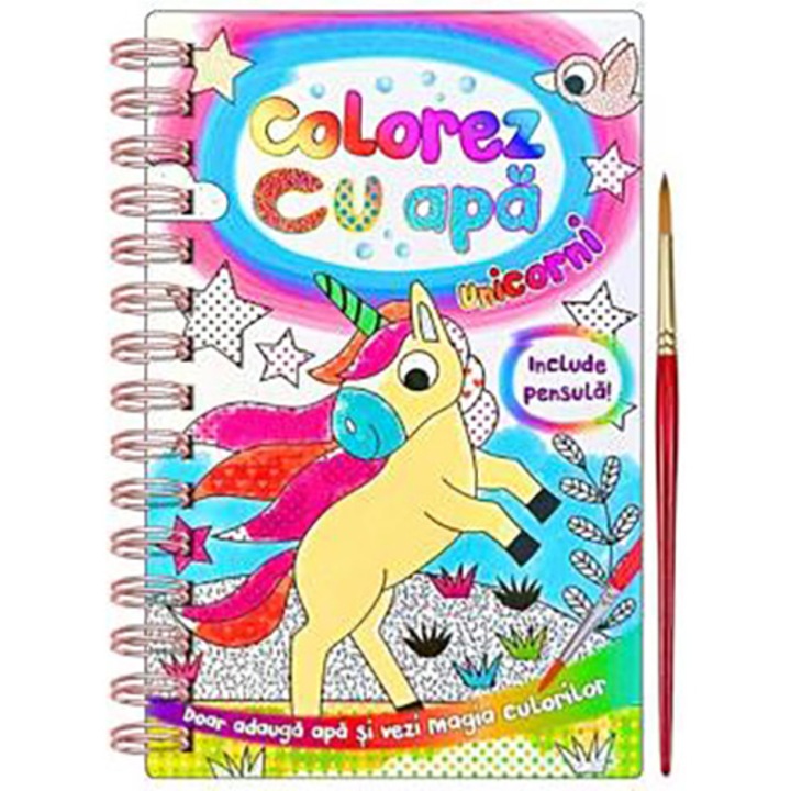 Colorez cu apa unicorni