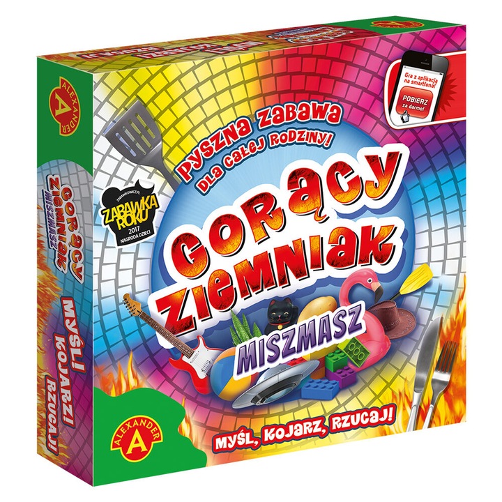 Joc de societate Alexander Goracy Ziemniak Miszmasz, familie si petreceri, 110 carti intrebari