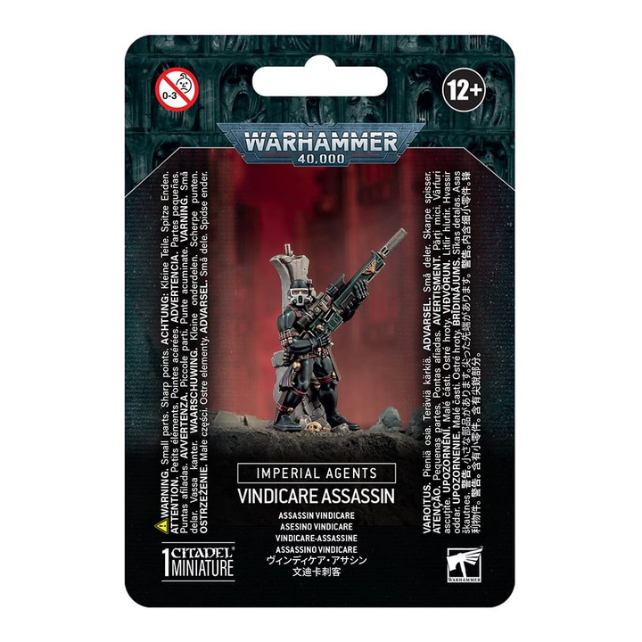 Warhammer 40000 Game Expansion Vengeance Assassin Imperial Agents Games Workshop 9 Piece Grey