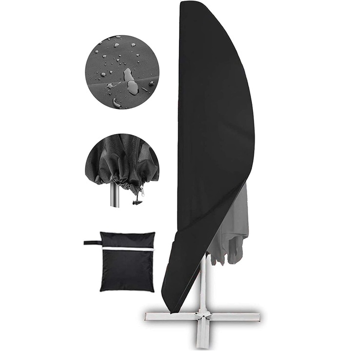 Husa umbrela AMRINUGL pliabila, poliester rezistent, 274x396cm