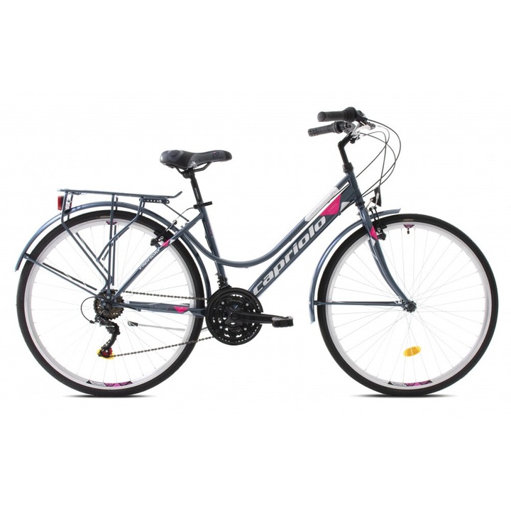 Дамски трекинг велосипед Capriolo Sunrise Lady 19" Графит-Розов