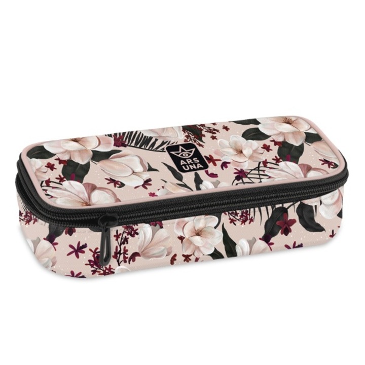 Ars Una ovális tolltartó - Flowery Pink