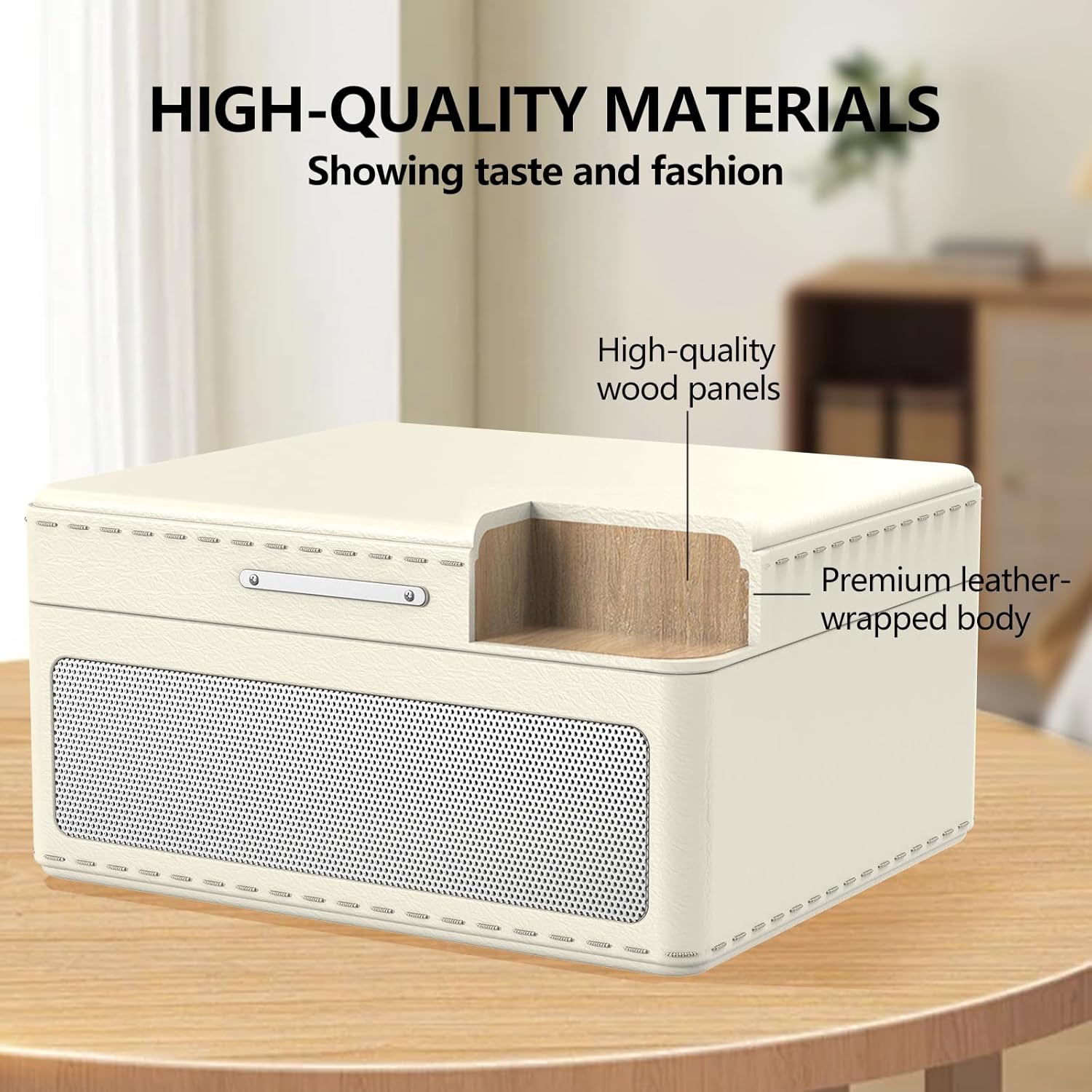 CD player portabil multifunctional, Bluetooth 5.2, Boxe HiFi