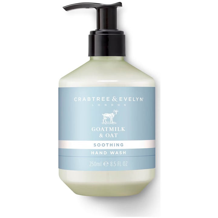 Crabtree & Evelyn успокояващ течен сапун за ръце, козе мляко и овес, 250 ml