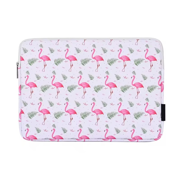 Husa pentru tableta universala 11-13 inch eleganta si subtire protectie sporita roz flamingo