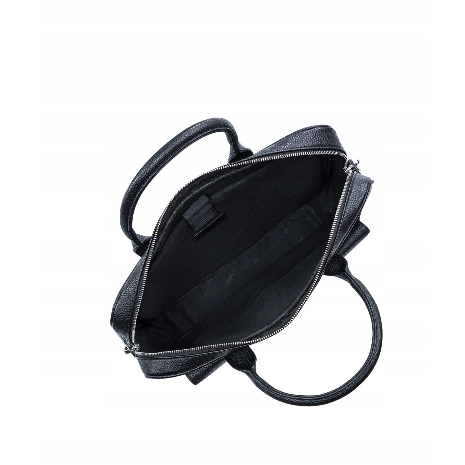Geanta laptop barbati Puccini, eco-piele, negru, 14 inch