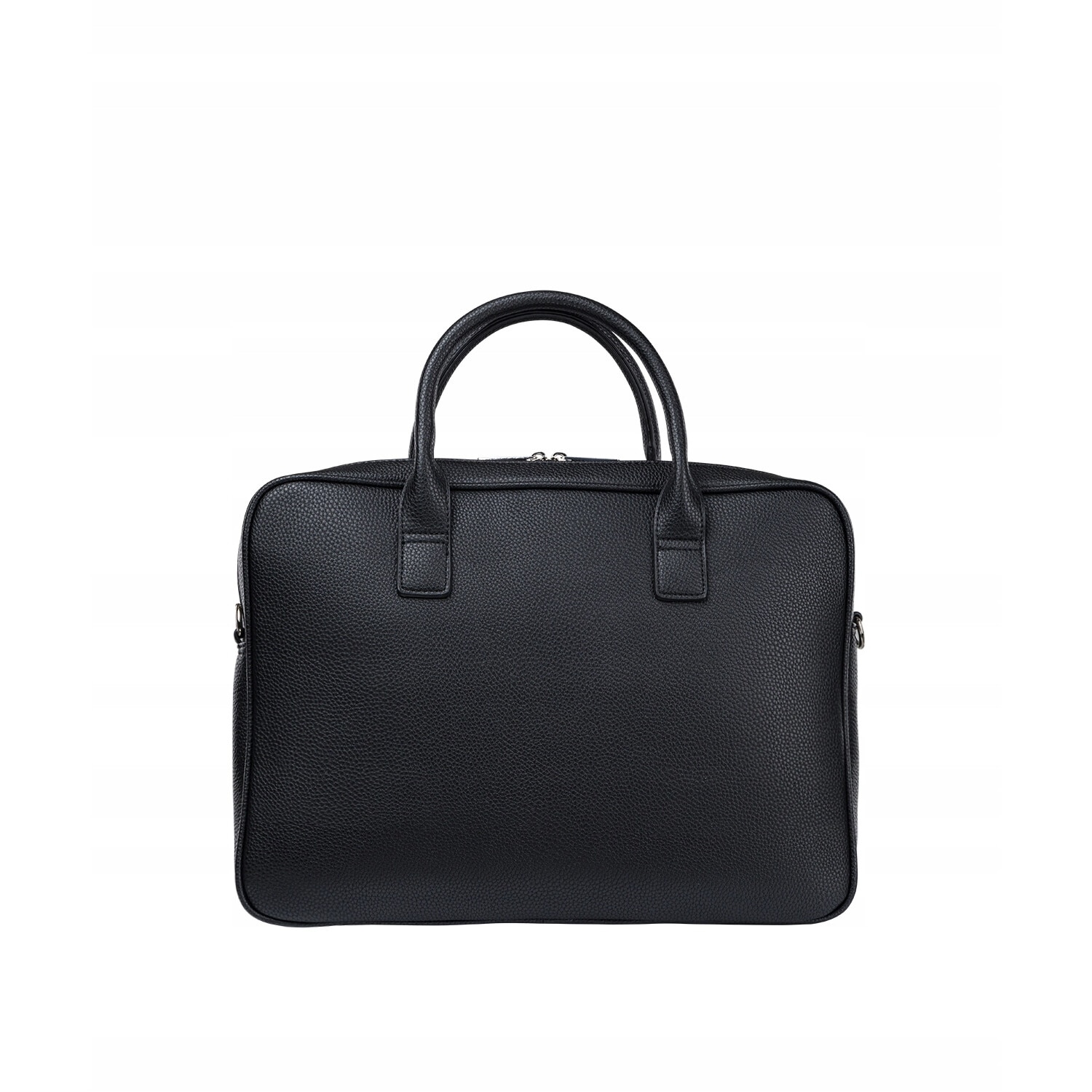 Geanta laptop barbati Puccini, eco-piele, negru, 14 inch