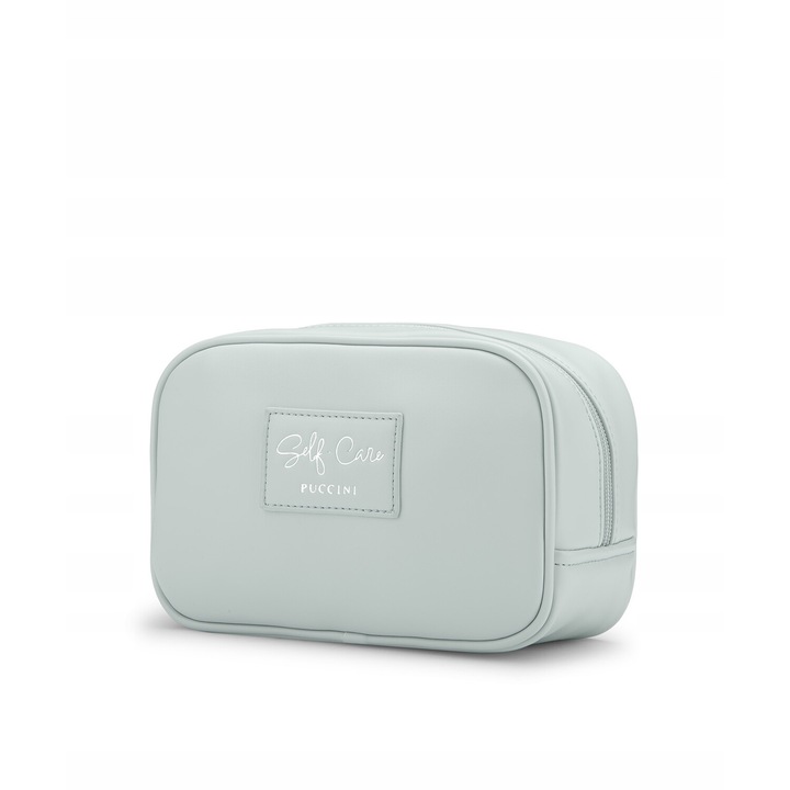 Portfard mic, Puccini, Ecopiele, Albastru