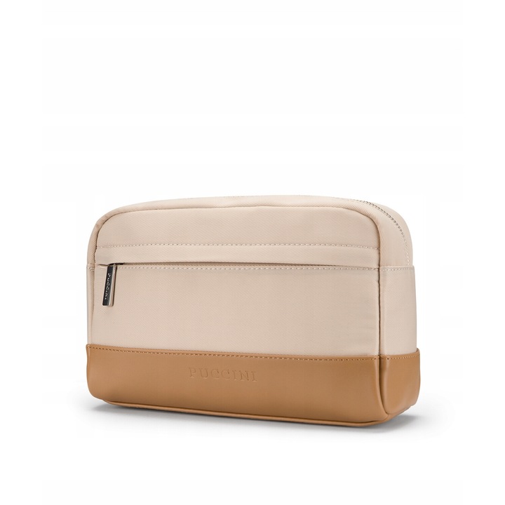 Cosmetica pentru femei, Puccini, Infinity Collection, 17x25x10cm, bej