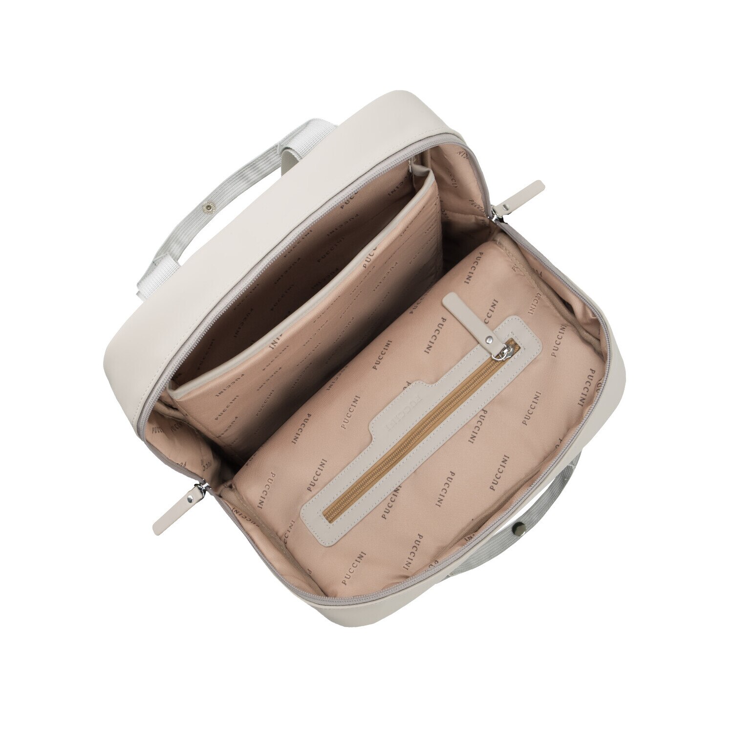 Rucsac urban Puccini, compartiment laptop 15'', lila, piele ecologica