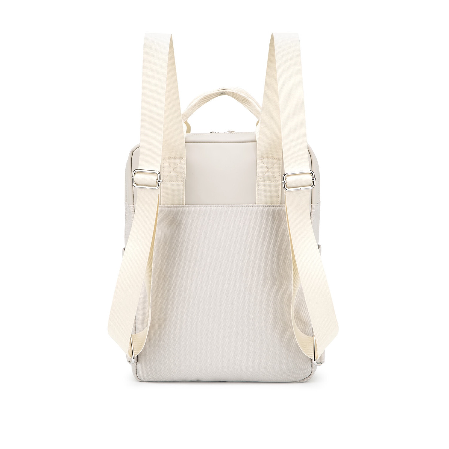 Rucsac urban Puccini, compartiment laptop 15'', bej