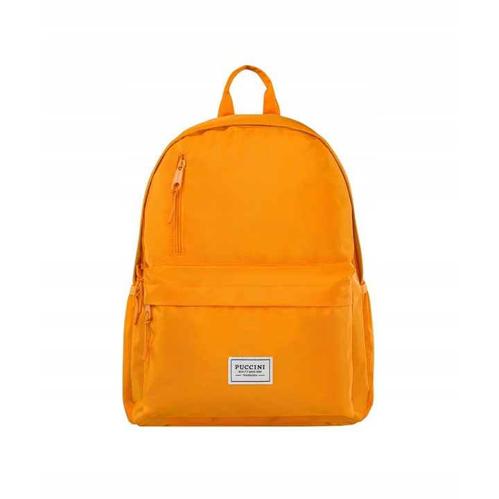 Rucsac Puccini, poliester, 18l, galben, 40x30x14cm