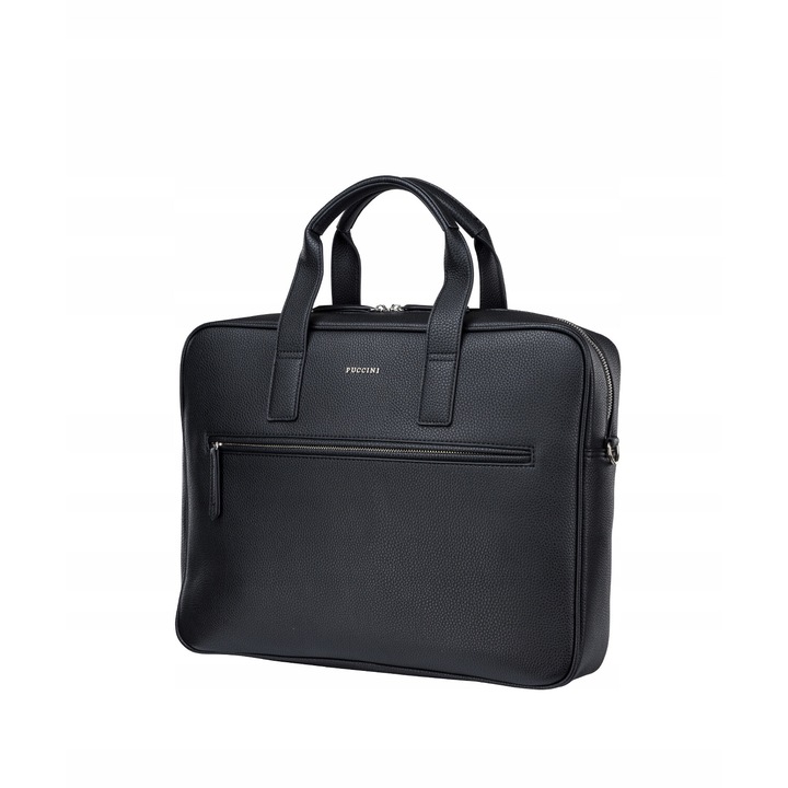 Geanta laptop, Puccini, Negru, 15 inch