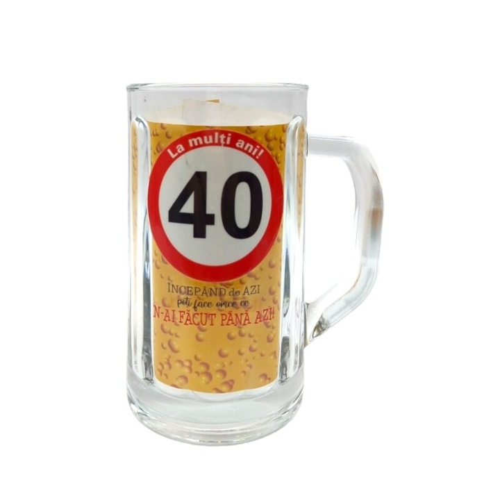 Halba bere in cutie - La multi ani 40