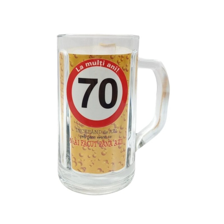 Halba bere in cutie - La multi ani 70